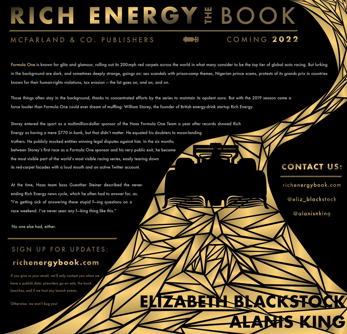Elizabeth Blackstock It S Official Rich Energy The Book Is Coming In 22 Sign Up For Updates T Co Kzyngdmrkh