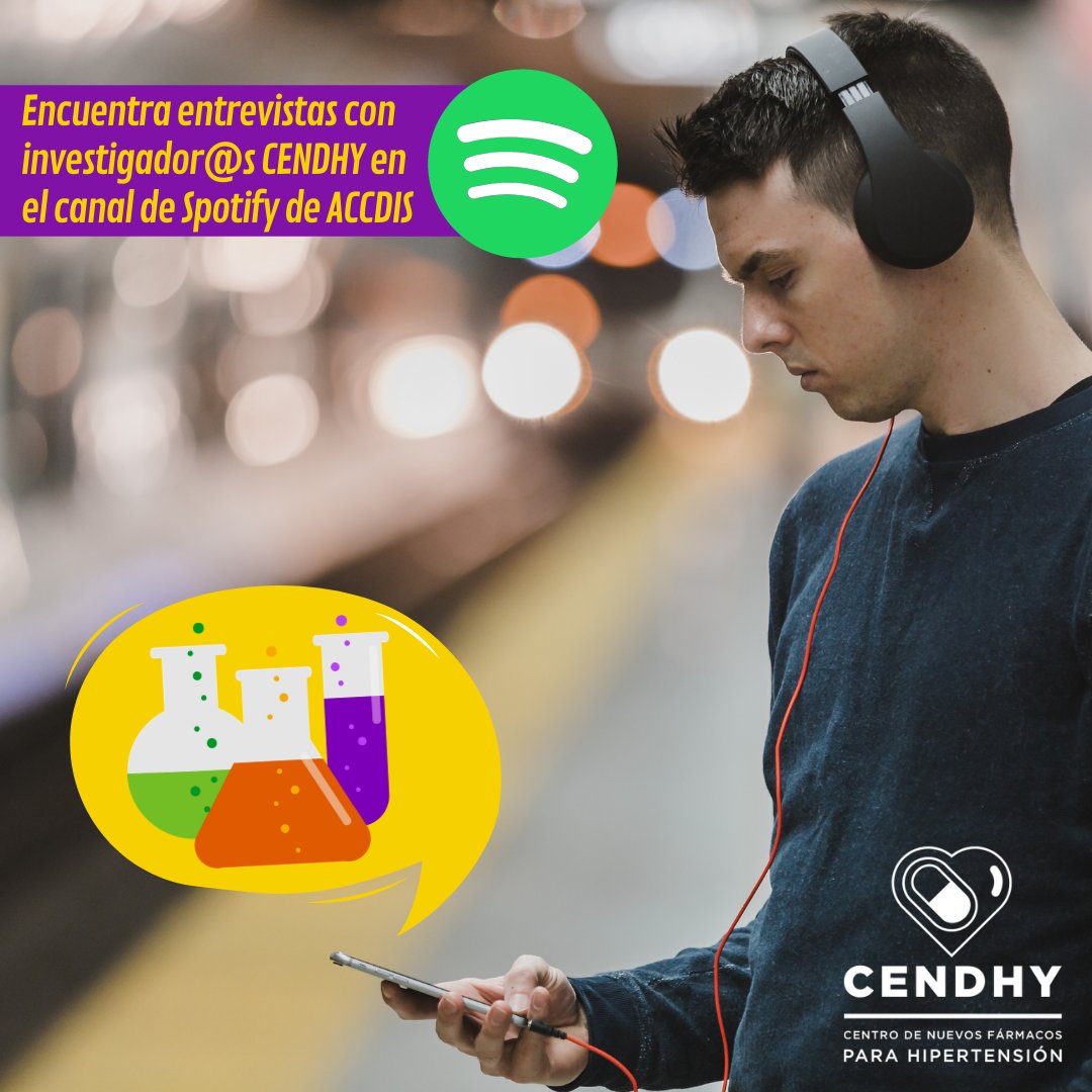 CendhyCentro's tweet photo. 🎙 ¿Te perdiste una entrevista con nuestros investigador@s o quieres volver a escucharla?
⠀
En el canal de #Spotify de nuestros colaboradores @FONDAP_ACCDiS puedes encontrar los audios 🎧 de las entrevistas en radio a científic@s #CENDHY
🔊https://t.co/Q1uetaZHjl https://t.co/jLLZzcxm8X