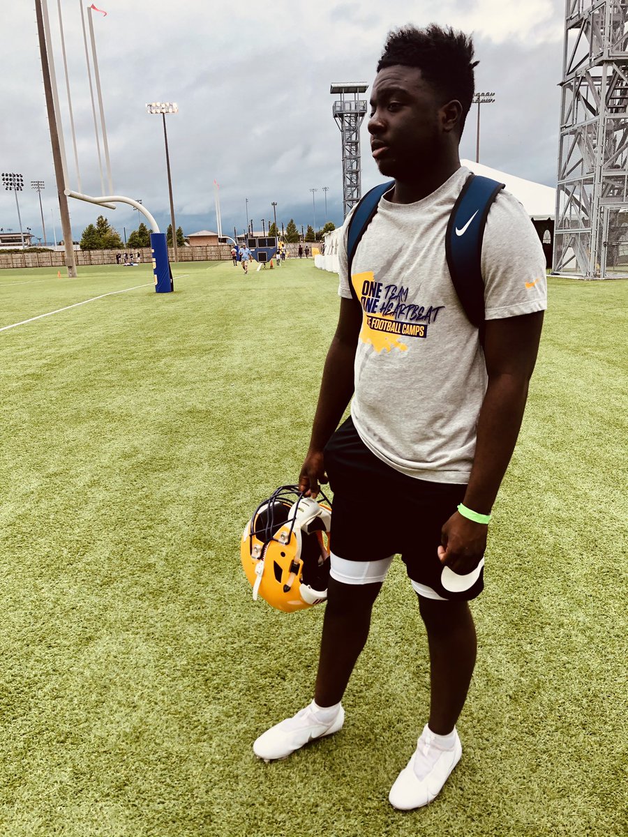 JaidenJacob1's tweet photo. Enjoyed training at the @LSUfootball skills day camp. 
@LSUCoachRaymond https://t.co/QggJQbyypN