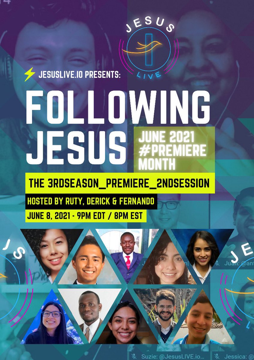 #JesusLIVEio_FaithTalk #FollowingJesus is tonight. Don’t miss it!