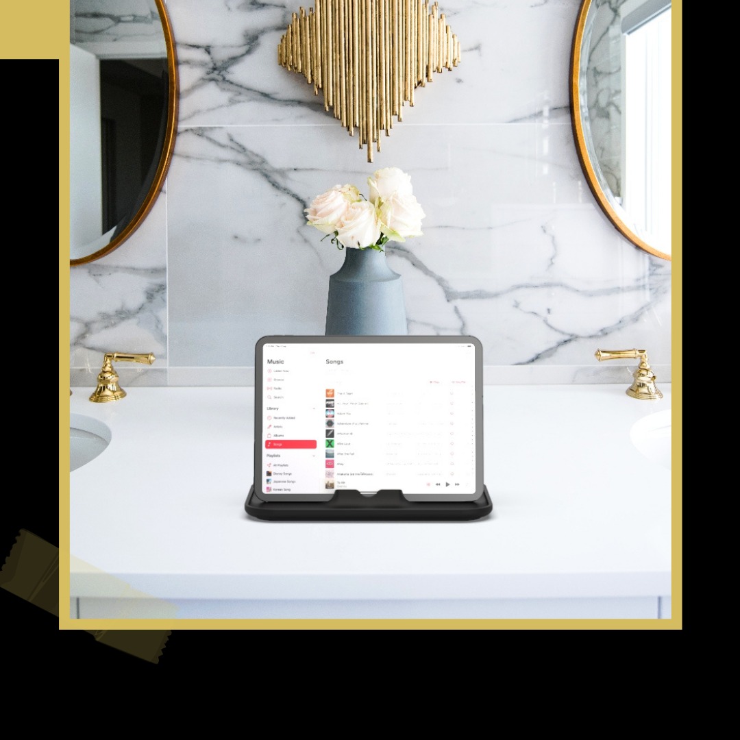 slykltd's tweet photo. ⭐ The elegant, smooth, non-scratch 'Bathroom' Stand allows you to safely stand your phone or tablet in the bathroom, or anywhere that demands a simple, secure hold on the device in its viewing position.
🛀 🍴🛏️🪑

#bathroomstand #slykltd https://t.co/5CZ7FC81ye