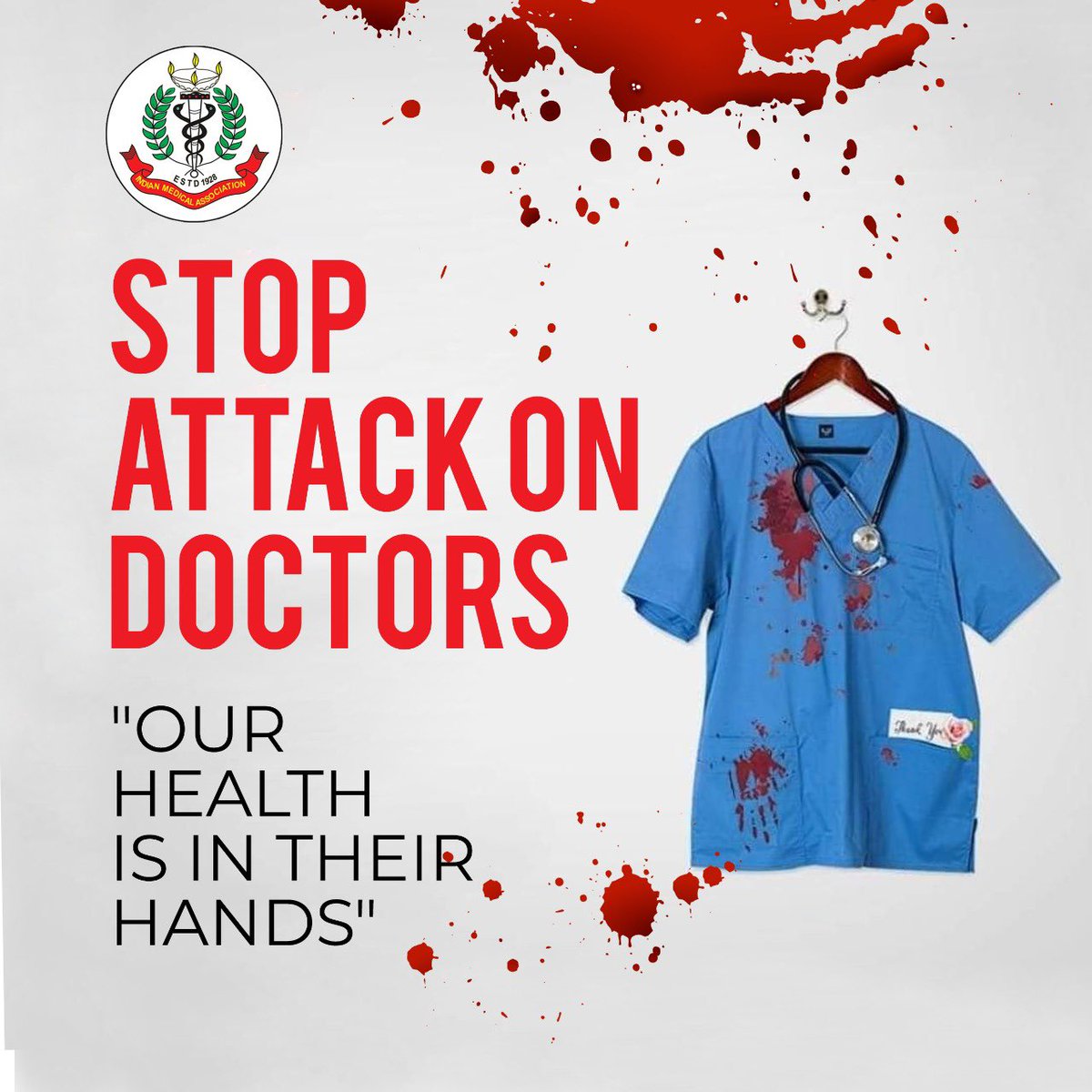 ttovino's tweet photo. Stop Attack On Doctors!🙏🏼 https://t.co/AMGyOPXyBv