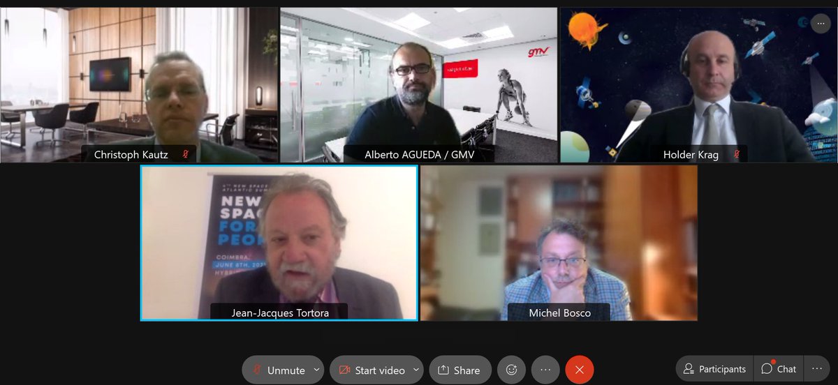 For our "Space Traffic Management" parallel session, we are also delighted to be joined by Christoph Kautz of <a href="/defis_eu/">🇪🇺 EU Defence and Space</a>, <a href="/hkrag/">Holger Krag</a> of <a href="/esa/">European Space Agency</a>, Alberto Águeda Maté of <a href="/infoGMV/">GMV</a>, Jean-Jacques Tortora of <a href="/ESPIspace/">European Space Policy Institute (ESPI)</a>, &amp; our moderator Michel Bosco.

portugalspace.webex.com/portugalspace/…

#NewSpaceAtlantic