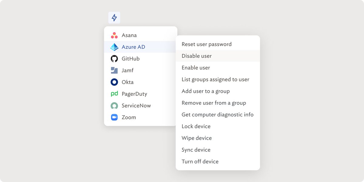 🆕 We love that new announcement smell! Thrilled to introduce integrations with <a href="/github/">GitHub</a>, <a href="/Microsoft/">Microsoft</a> Azure and Sharepoint so admins can enable actions in their favorite Microsoft products—all without leaving atSpoke!

Read about it here: spk.to/3zemYJo