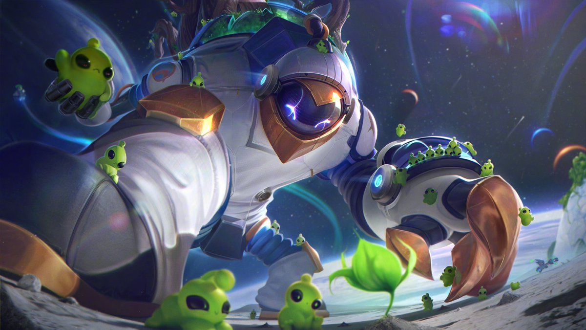 PBEBrasil's tweet image. Veigar, Maokai, Rammus e Corki Astronautas | Splash Arts

#leagueoflegends #astronauta #maokai 
#corki #veigar #rammus