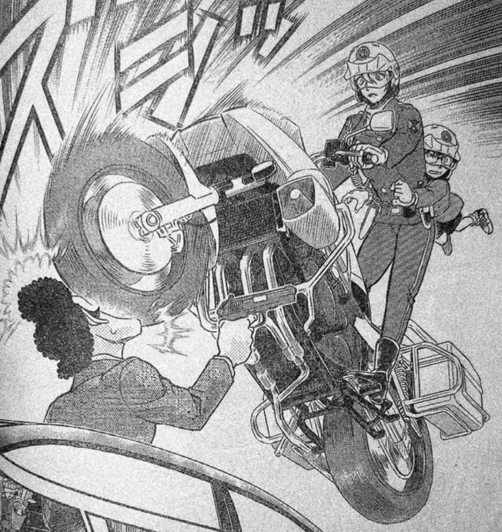 conan_file 千速さんの本気、怖え…。探偵たちの夜想曲で世良がバイクで