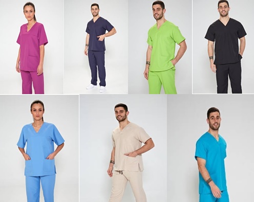 PIJAMA SANITARIO LYKEN`S MICROFIBRA. 
Pijama sanitario unisex, cerrado con cuello pico y manga ranglan.
Lavable a 90º, tolera salpicaduras de lejía, no necesita planchado, secado rápido y transpirable.
Disponible en una amplia gama de colores.