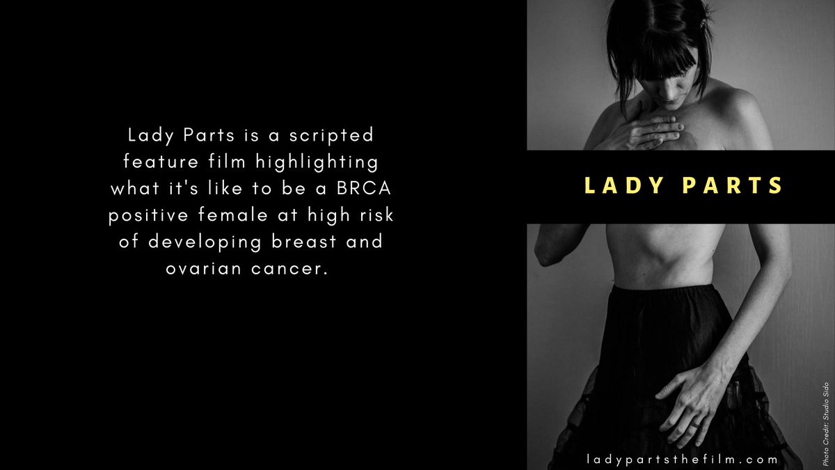 LADY PARTS starts filming in one week! The scripted feature film highlights what it’s like to be a BRCA positive female at high risk of developing breast and ovarian cancer. We have an unbelievable cast...stay tuned for film updates! 
#ovariancancer #breastcancer #BRCA #film