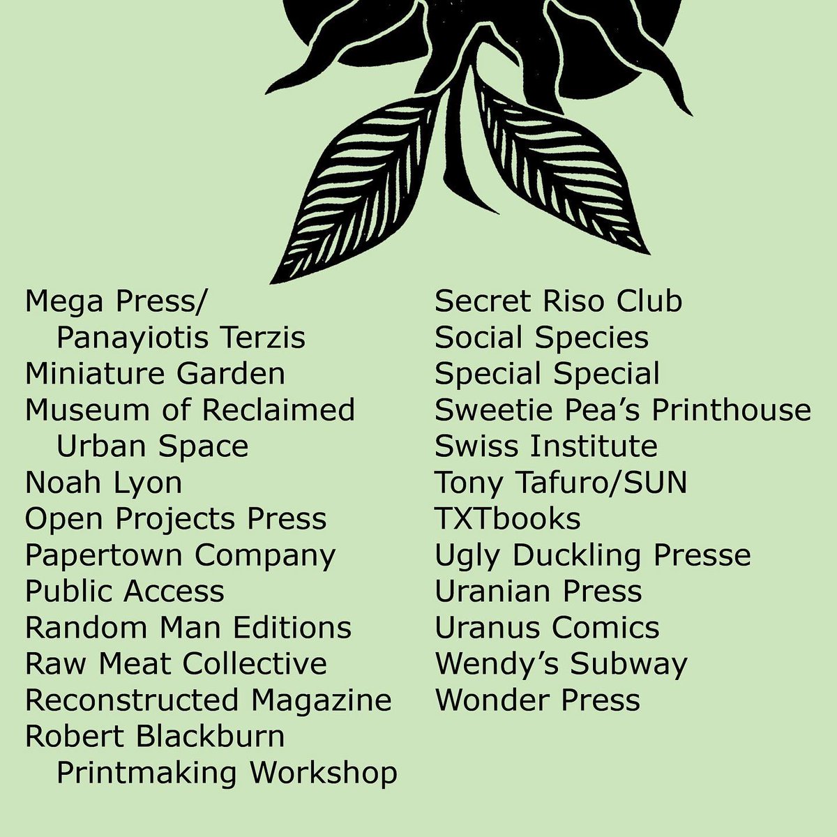 Excited to join friends + fiends at this Spring Zine fair put on by 8-Ball Community and Printed Matter St. Marks this Saturday, June 12, 11-7pm