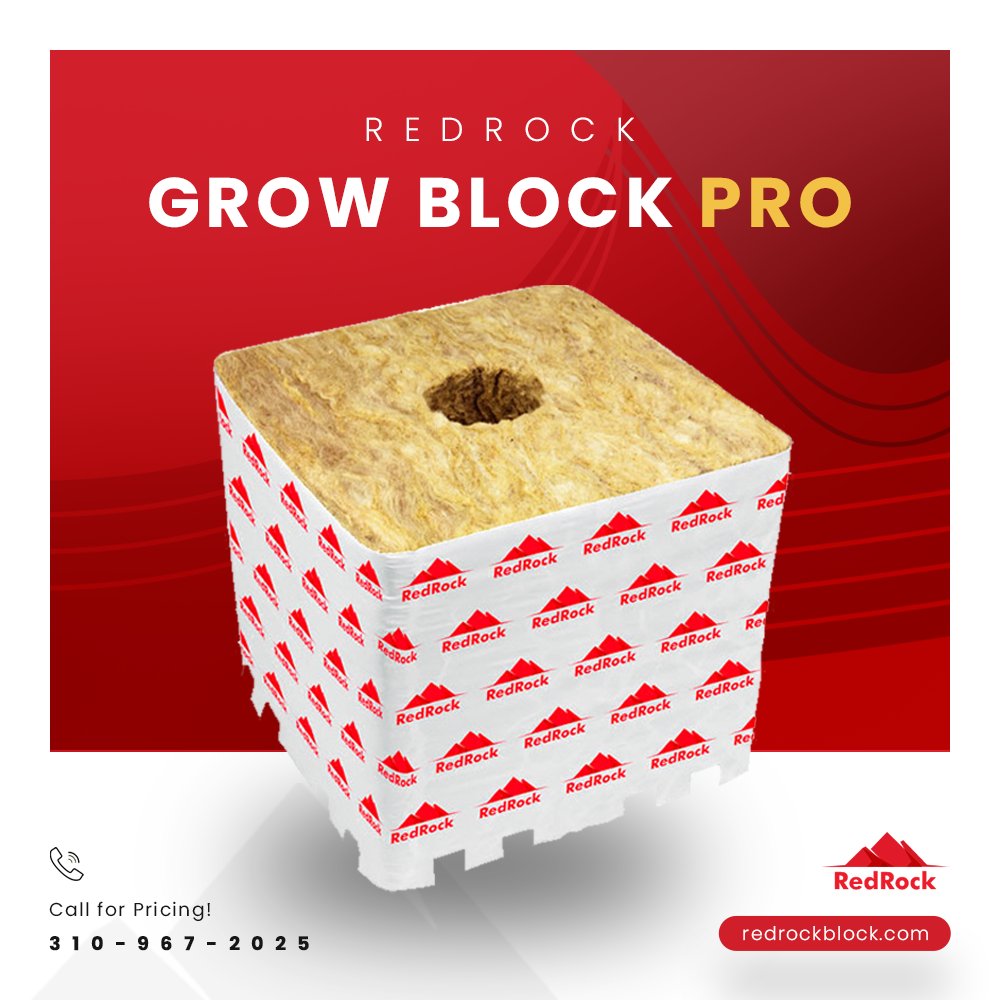 Redrockblocks's tweet photo. RedRock Block- 4 Inch Starter Block Features...
https://t.co/M6r5kOtDb8
Call for Bulk Pricing- 1-310-967-2025
#Stonewool #StarterBlocks #GrowBlocks #GrowCubes #GrowMedia #Growers #Plants #Crops #Hemp #Greenhouses #Farms #Agriculture #AG #CEA #IndoorFarms #GrowRooms #GrowOps https://t.co/fjsK96L7Rh