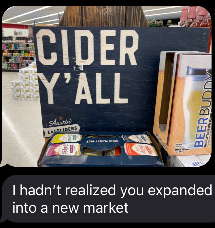 My brother-in-law. Though, he does have a good point.  @Eastciders, if you ever need your emails done....