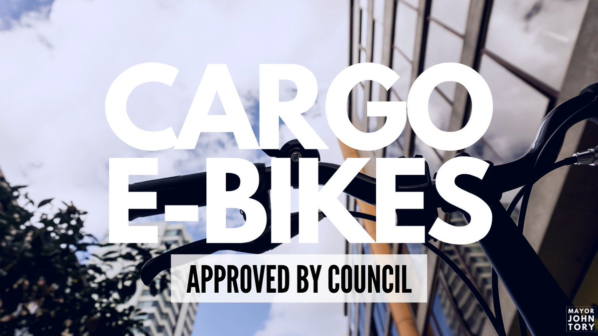 City Council approved a plan to update City bylaws to allow for the continued use of cargo e-bikes.

With increased local online shopping, cargo e-bikes represent a great opportunity for local businesses to meet that demand in a quick and environmentally responsible manner.