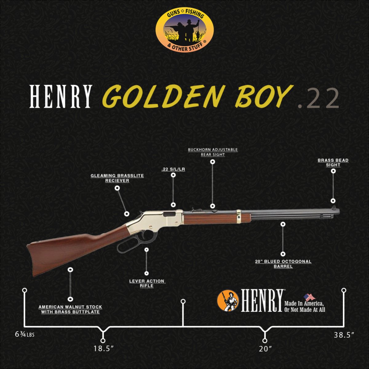 guns_stuff's tweet photo. Henry Repeating Arms is the leading lever-action firearms manufacturer in the USA. All Henry rifles and shotguns are "Made in America, Or Not Made At All." #gfos #henryrifles #fathersday #customrifles #leveractionrifle #riflehunting #rifle #pewpewlife #gunsdaily #firearms https://t.co/oTCXo5WDFv