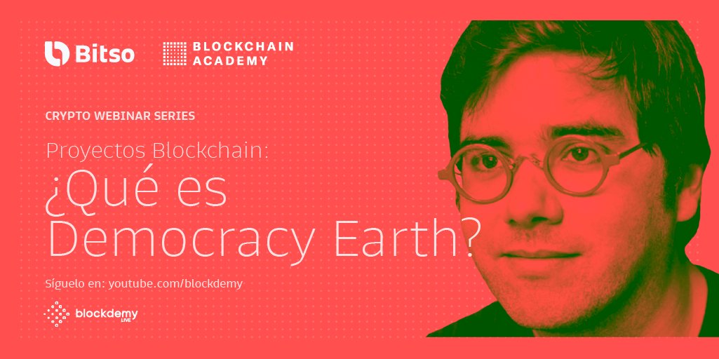 Bitso's tweet photo. Conoce todo acerca de @DemocracyEarth en esta cápsula de #ProyectosBlockchain de la mano de @blockdemy.
¡No te lo pierdas!
👉🏼https://t.co/ejsWTywnva https://t.co/Pjvd8U8oGk
