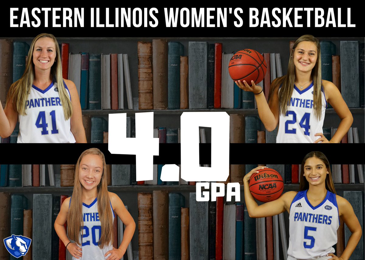 EIUWBB's tweet image. 4 of our Panthers earned a 4.0 GPA for the 2020-2021 academic year! Way to go ladies! #PantherPride