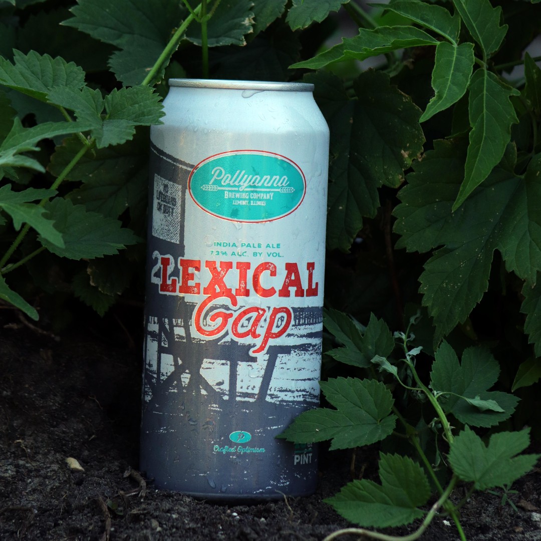 PollyannaBrewCo's tweet photo. Fresh "Lexical Gap," our year-round West Coast IPA, is in Lemont, Roselle, and St Charles right now. We brew this beer every couple of weeks to keep it as fresh as possible. Dry hopped with Citra, Mosaic, Simcoe, Centennial, and Columbus, fresh Lexi is always the best Lexi. https://t.co/jR17nvQQEF