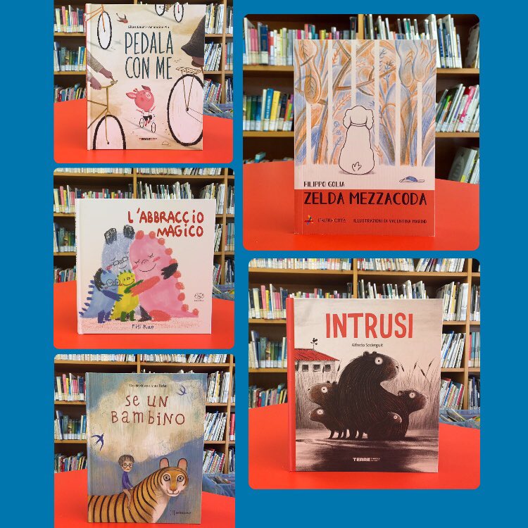 Nuovi acquisti, presto disponibili in biblioteca!

📚Pedala con me, di Gilles Baum e Amandine Piu 

📚L’abbraccio magico, di Fifi Kuo

📚Zelda Mezzacoda, di Filippo Golia

📚Se un bambino, di Davide Musso e Anna Forlati

📚Intrusi, di Alfredo Soderguit