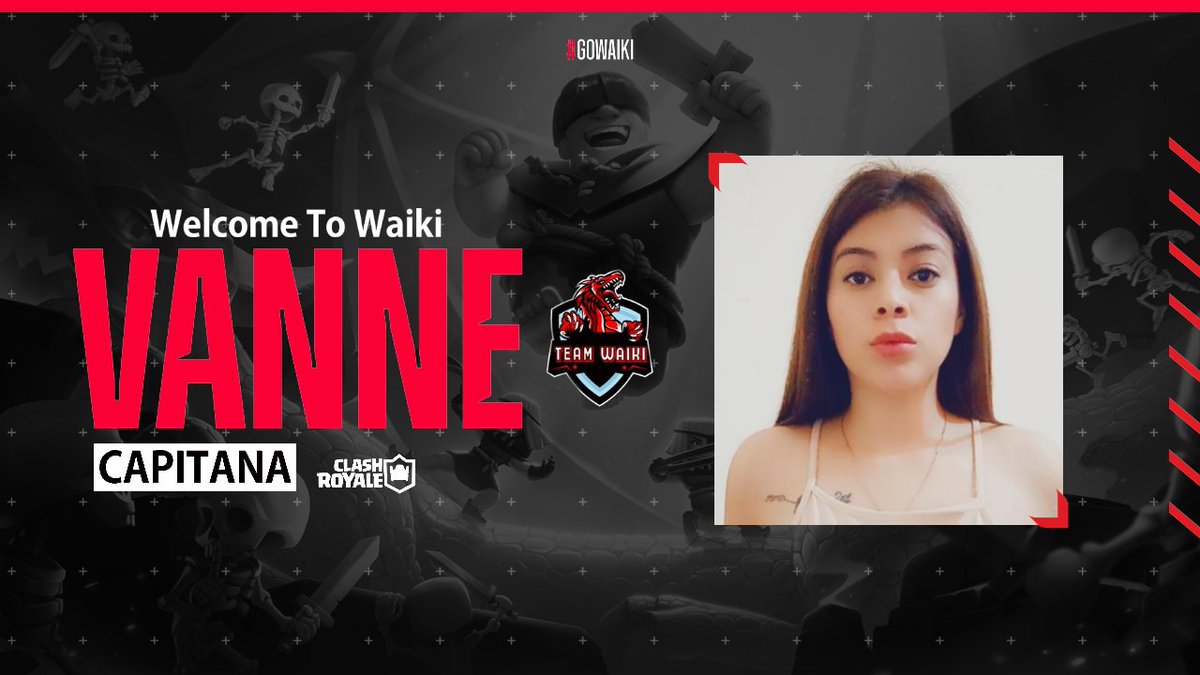 #CR l #Presentacion 🎖️

Se une oficialmente al Staff de Clash Royale , una carismática y comprometida Capitana 🎊  

Bienvenida: @Vangeline01 🇲🇽

¡Estamos muy contentos de tu llegada y esperamos conseguir muchos triunfos juntos!

#GoWaiki