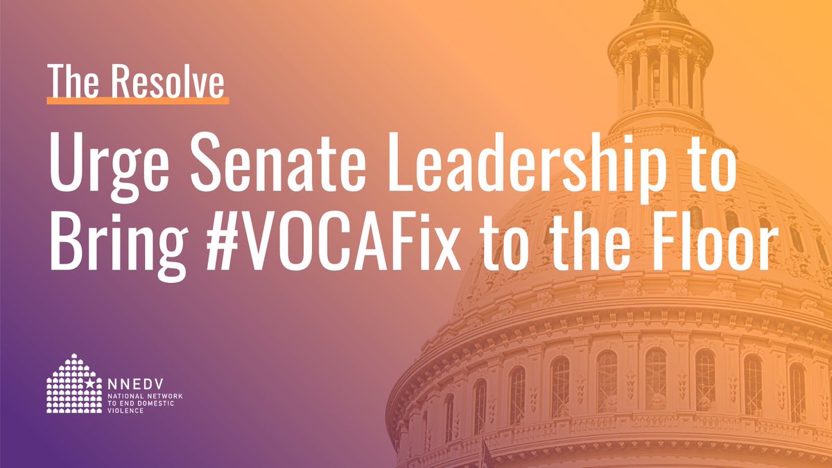 .<a href="/SenSchumer/">Chuck Schumer</a>, the #VOCAFix passed the House with a huge majority and there’s a #Crisis4Victims. Bring the House-passed bill with no amendments to the floor for a vote right away!