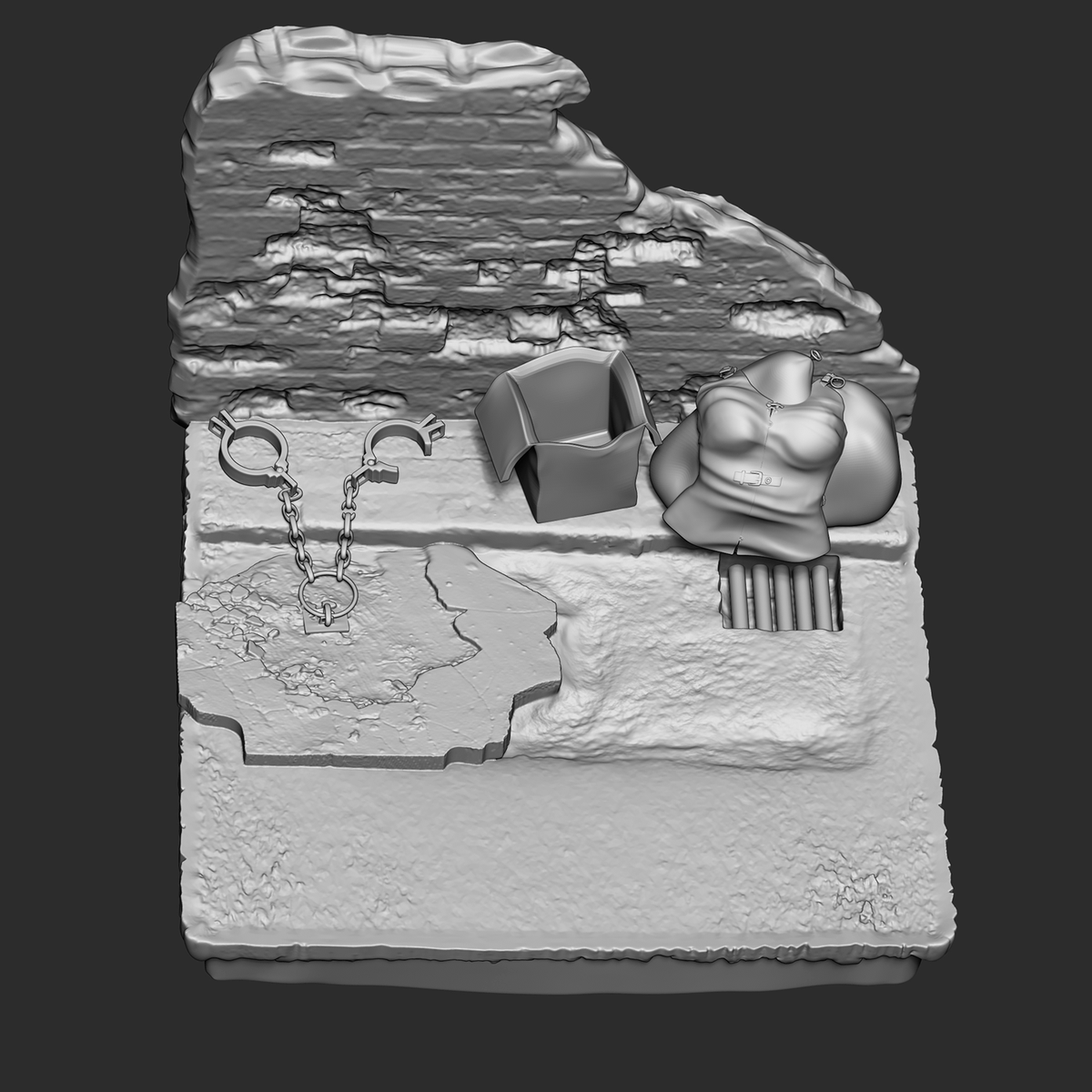xavi_boma's tweet photo. Working with the base and trying to get a story 📖
Trabajando en la base y intentando crear una historia 📚
#wip #wipart #base #basefigure #3d #3dart #3dartist #environment #environmentsculpt #zbrush #zbrushsculpt #streetart #corse #handcuffs https://t.co/BOQubX0UDy