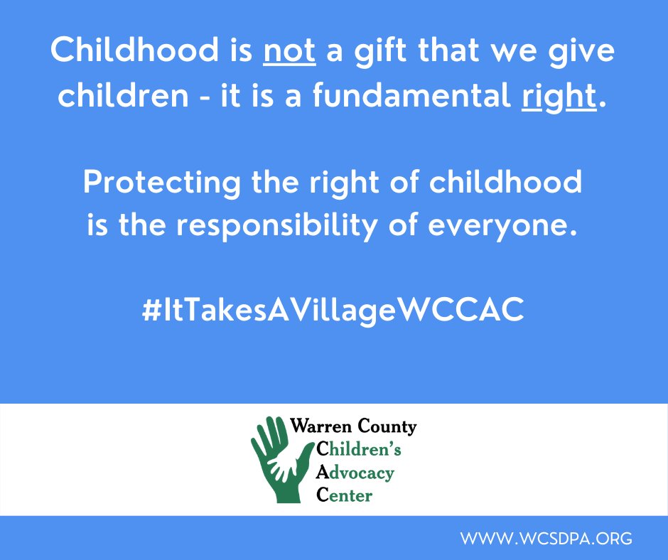 Protecting children takes a village. #ItTakesAVillageWCCAC #WCCAC