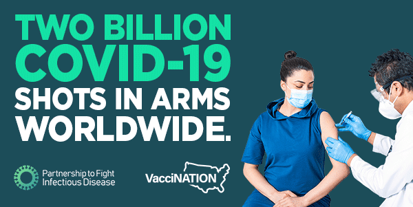 SoResearchNews's tweet photo. #2BillionDoses of COVID-19 vaccines have been administered. We celebrate this moment, made possible by scientists, researchers, and medical experts, while we keep working to vaccinate the globe. Big shout-out to our SR team for its years of work on viruses and infectious disease! https://t.co/S5KbYckMfy