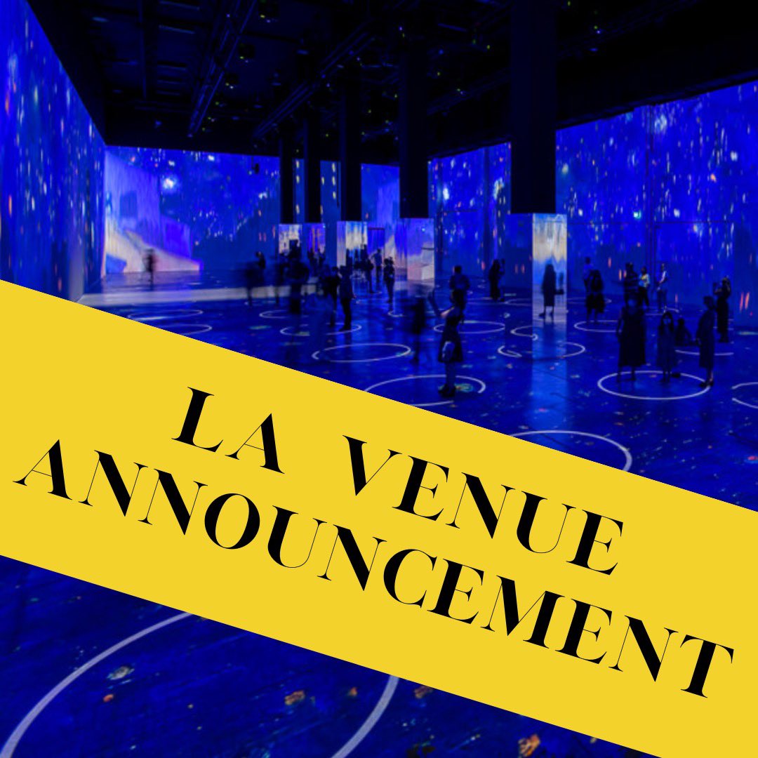 ImpactMuseums's tweet photo. ✨The LA #ImmersiveVanGogh venue announcement is here! ✨

California’s most famous independent record establishment, the former Amoeba Music Building in Hollywood, CA will be the official location for our Original Immersive Van Gogh Exhibit, set to open July 31, 2021 🤩 https://t.co/sWBxh6V6qk