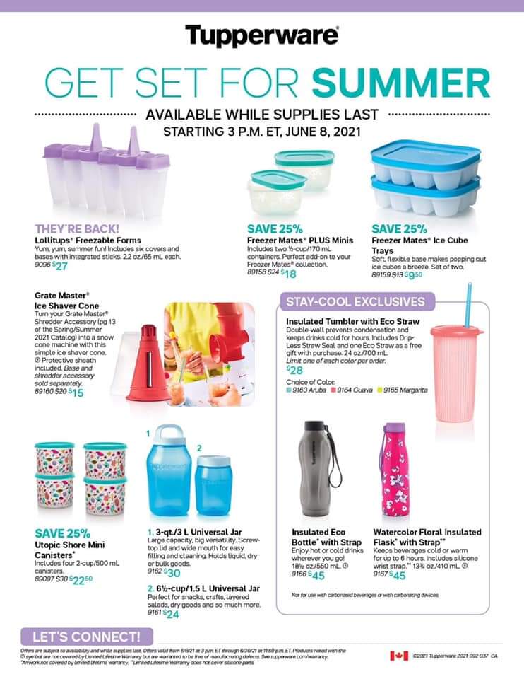 Tupperware Our new XtremAqua! For an ice-cold refreshment on the