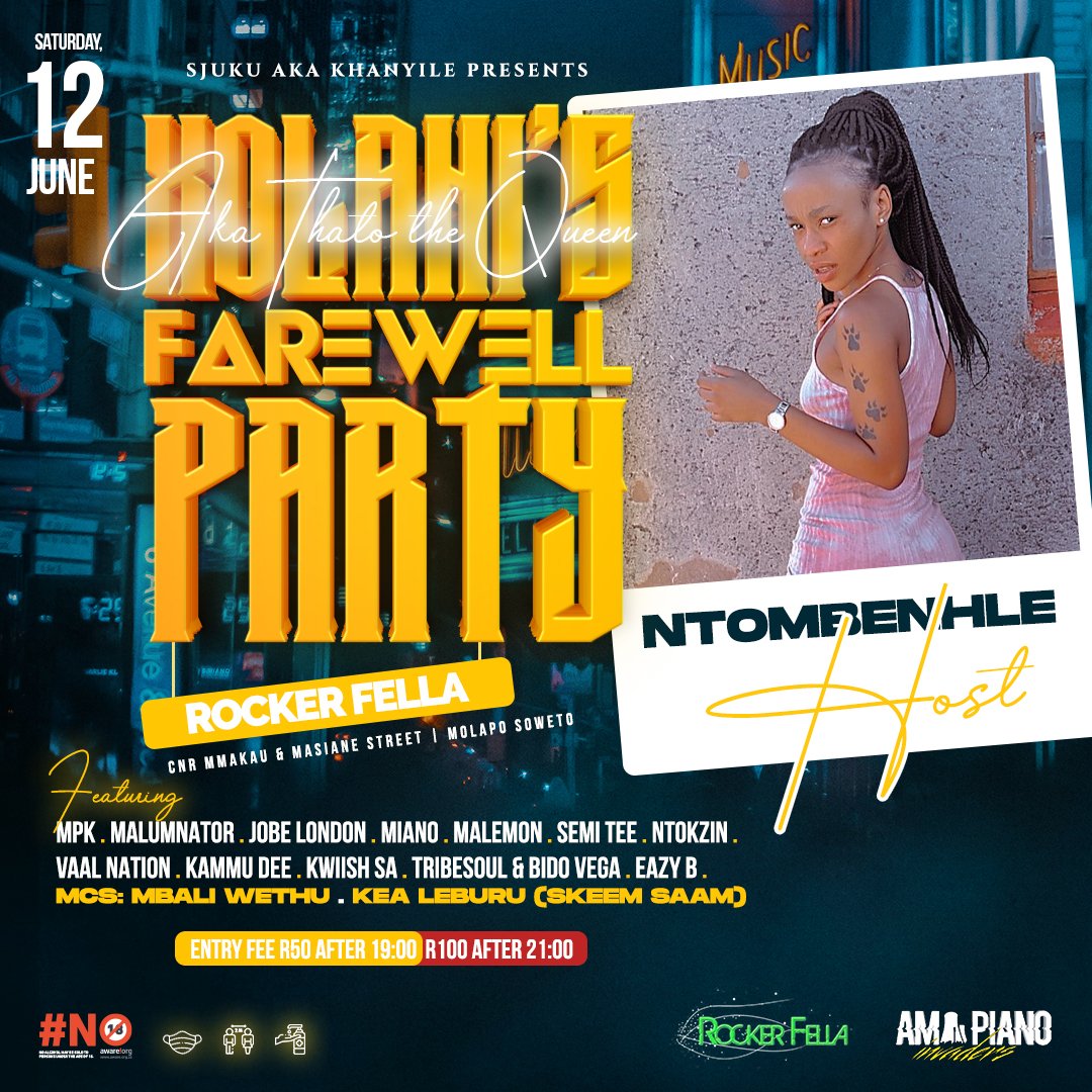 We doing it again <a href="/Rockerfella_SWT/">Rockerfella | Soweto 🍻</a> this time around, also unleashing our family members 💃💃  #amapianoinvaders 😍