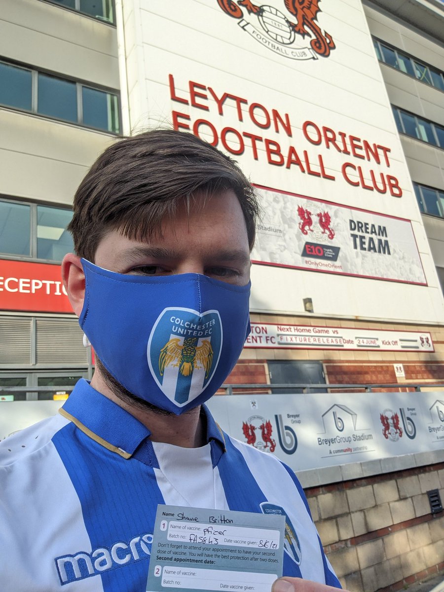 shanebritton4's tweet photo. Thanks for the vaccination @leytonorientfc ! See for next season for El Crapico. #colu #uptheUs #elcrapico #vaccinationdone https://t.co/52bCSSc70C
