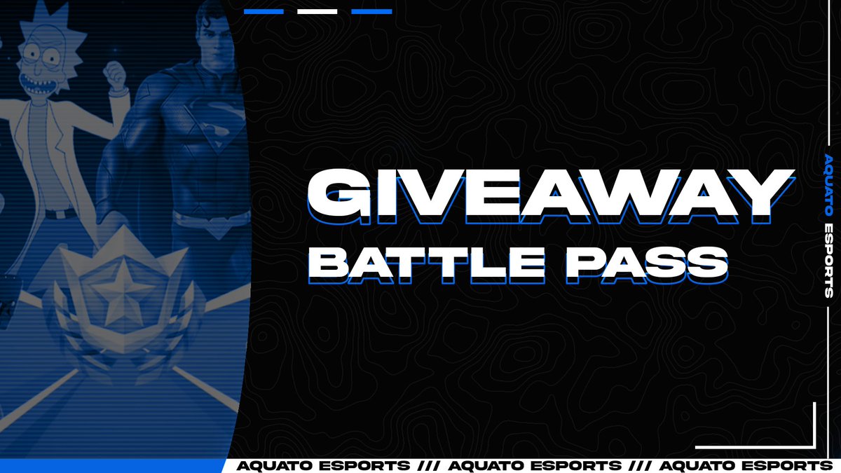Aquato_eSports's tweet photo. BATTLE PASS GIVEAWAY

We are giving away the brand new Battle Pass!🔥

❗️HOW TO ENTER❗️

• Follow @Aquato_eSports 
• Follow @eforce_official 
• Follow @Aquato_JuJay 
• Retweet &amp; Like this Tweet

END: 10.06.2021 | 8:30PM CET

Good luck🍀| #aquatofam https://t.co/3rqflC8szB