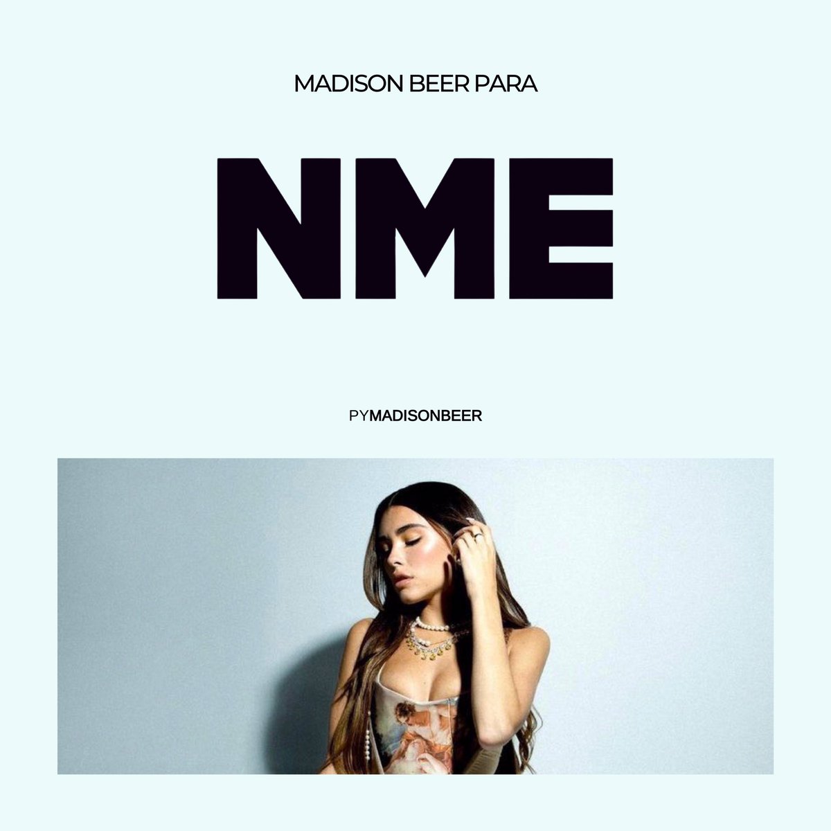 pymadisonbeer's tweet image. .@madisonbeer en una entrevista para NME.