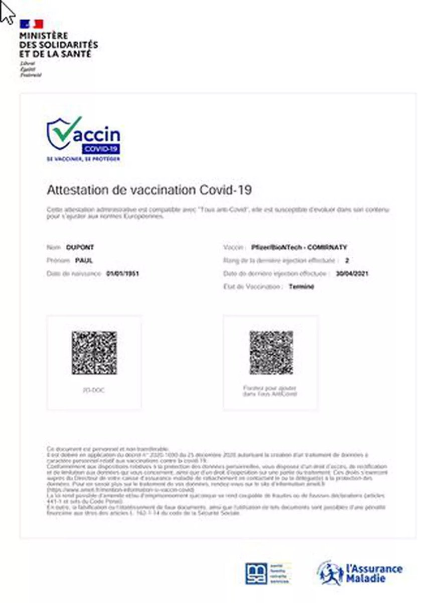 Gendarmerie_077's tweet photo. 🚨On vous rappelle régulièrement de protéger vos données personnelles sur les réseaux sociaux.
➡️Publier une photo de votre attestation de vaccination ne sert à rien… Sauf à des tiers non testés/vaccinés de l'utiliser pour eux-mêmes.💉
Vous n’y aviez pas pensé ?🤔
➡️PARTAGEZ🙏 https://t.co/hblPZSb1Ge