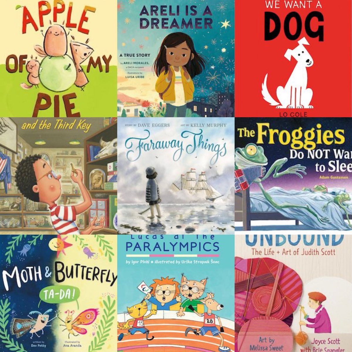 JustTakesOne1's tweet photo. #releaseday Here are some of the top titles coming out today. @lo_cole @KateDiCamillo #daveeggers @AdamGustavson #joycescott @mikasongdraws @thedream_us #arelimorales @devpetty #igorplohl. Which one you going to get? Or you getting multiples? https://t.co/pL5r1RLOGn