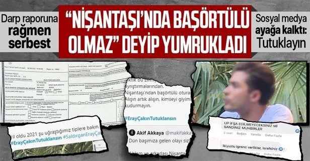 ka_sef's tweet photo. İstanbul Nişantaşı'nda oturduğu parkta, başörtülü olduğu gerekçesiyle Eray Çakın isimli şahsın alçak saldırısına uğrayan #NeşenurAkkayayalnızdeğildir https://t.co/D14OOZ3pi0
