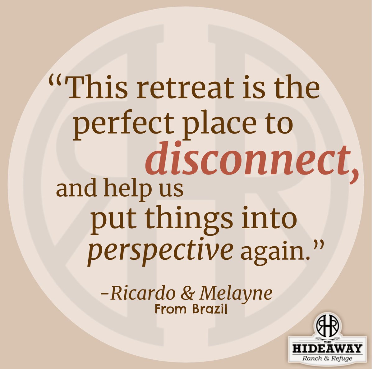 hideawayranch's tweet image. We love reading our guest journals!  Each message warms our hearts.