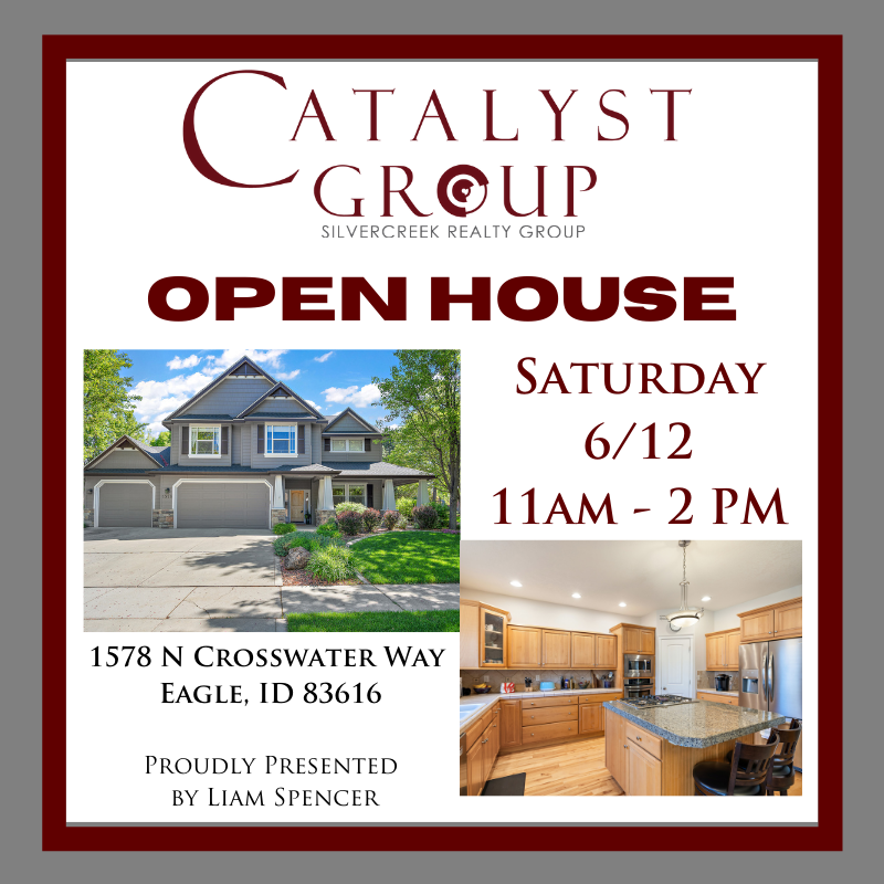 CatalystIdaho's tweet photo. Join us this Saturday for an open house at 1578 N Crosswater Way Eagle, ID 83616!
11AM - 2PM
Questions?
(208)373-1073
https://t.co/rQ1DtgOg3r https://t.co/JbWGNISTgW
