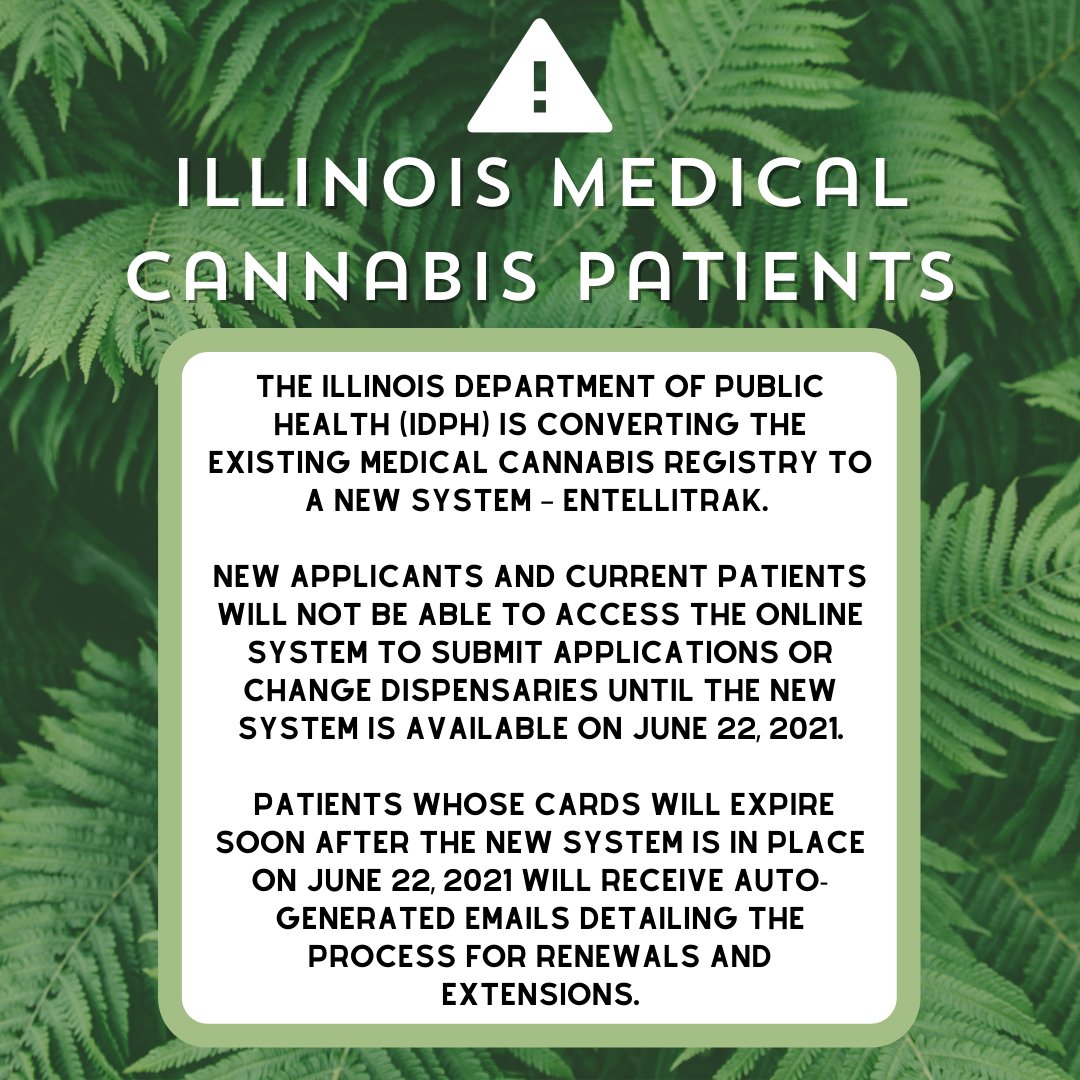 Important Update for Illinois Medical Cannabis Patients &amp; Caregivers. Visit: dph.illinois.gov/topics-service… for more information. 

Please email us at info@naturescarecompany.com should you have any questions.