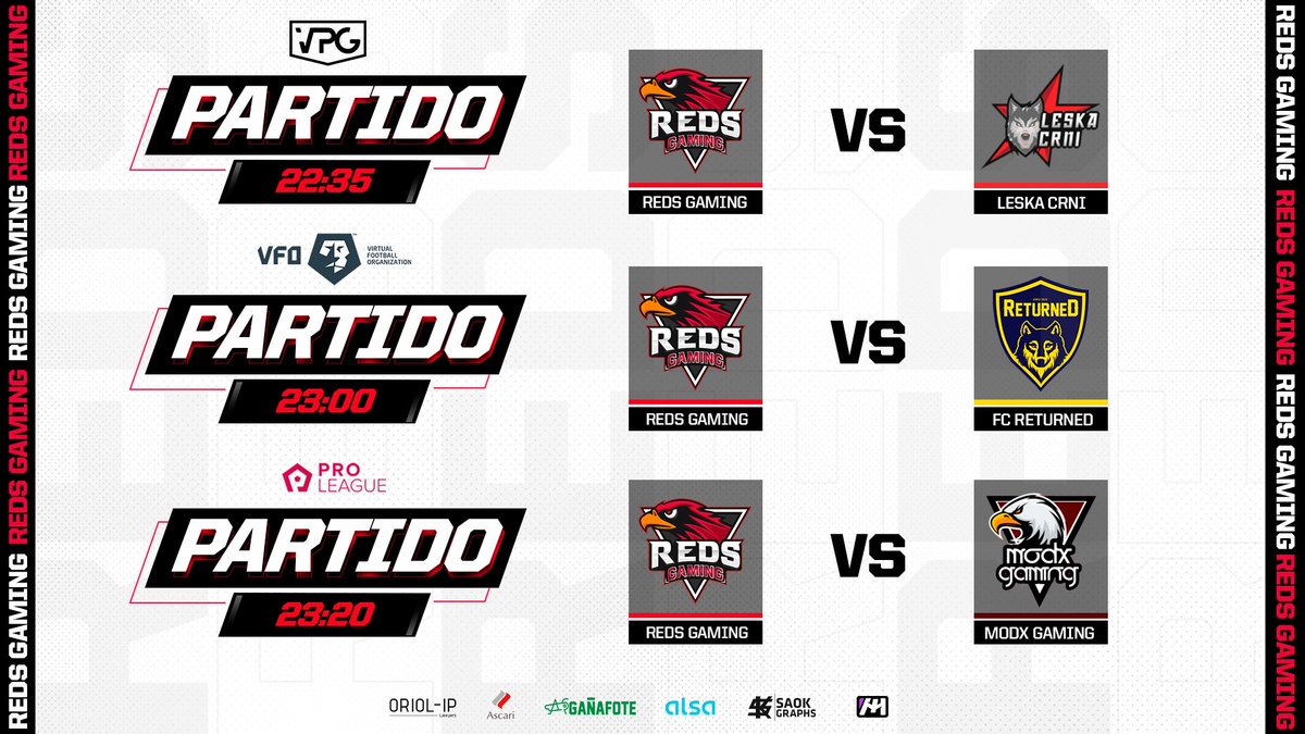 RedsGaming_ESP's tweet image. #ClubesPro | #PC

🏆J18 @FVPA_ESP
⏰22:35🆚@leskacrni

🏆J20 @VFOspain
⏰23:00🆚@FC_Returned

🏆J30 @Proleague_Spain
⏰23:20🆚@M0DXGaming

🎙️Hoy se decide todo en @VFOspain. Lo que no sea ganar, significa decir casi adiós a la salvación. 

📺twitch.tv/clickpower_1

#GoReds🔴🦅