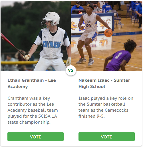 theitemsports's tweet photo. We've got a ton of great candidates for the Hines Furniture Athlete of the Year. Here's a couple more matchups you can vote for at https://t.co/shYtV1g0Up. Follow that link for the full bracket.
Voting is open until Friday night at midnight and you can vote daily! https://t.co/Qno974HMsu