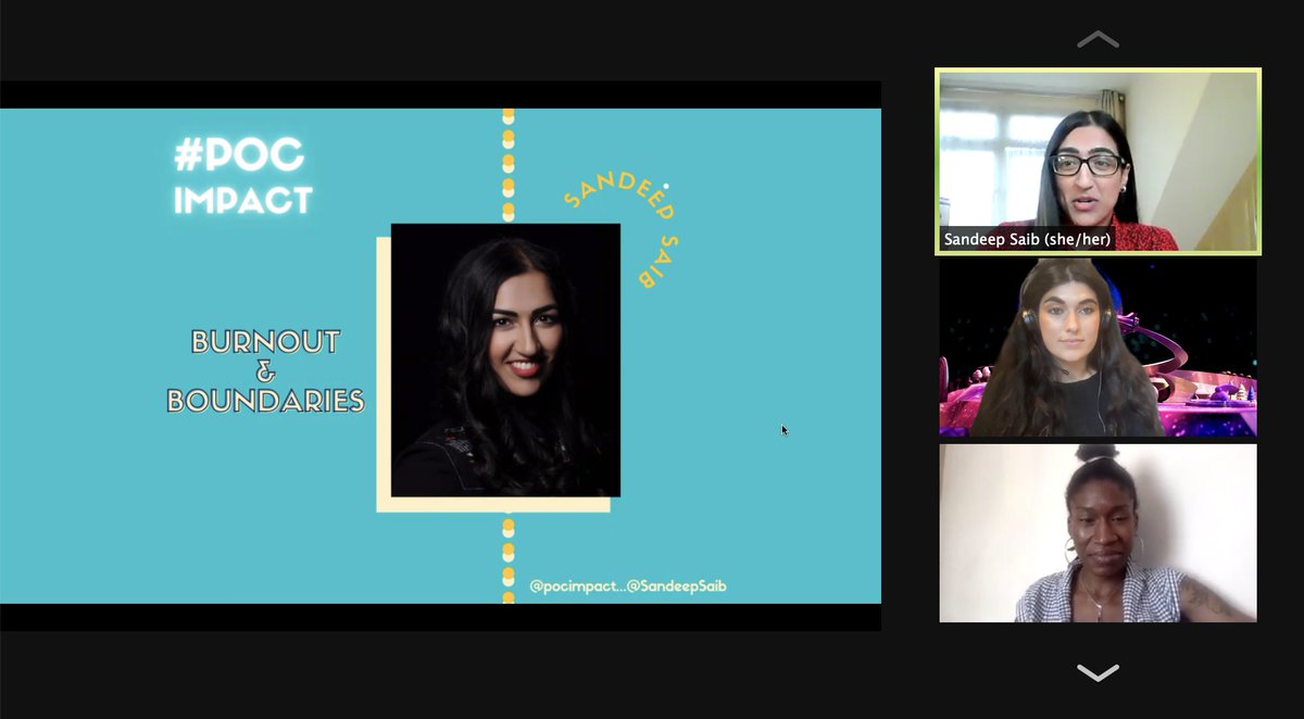 Thanks to our second speaker <a href="/SandeepSaib/">Sandeep Saib 💚🧠🗣</a> for her generosity and openness sharing her own mental health journey, and useful advice for looking after yourself, your body and your mind 💗