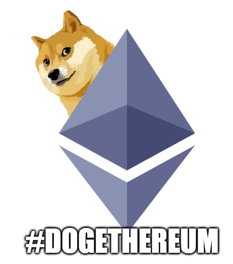 uncle_stimmychk's tweet photo. If #DOGE and #ETH merge this should be the new logo. @VitalikButerin @elonmusk #Dogethereum https://t.co/GI3TCbOrvi