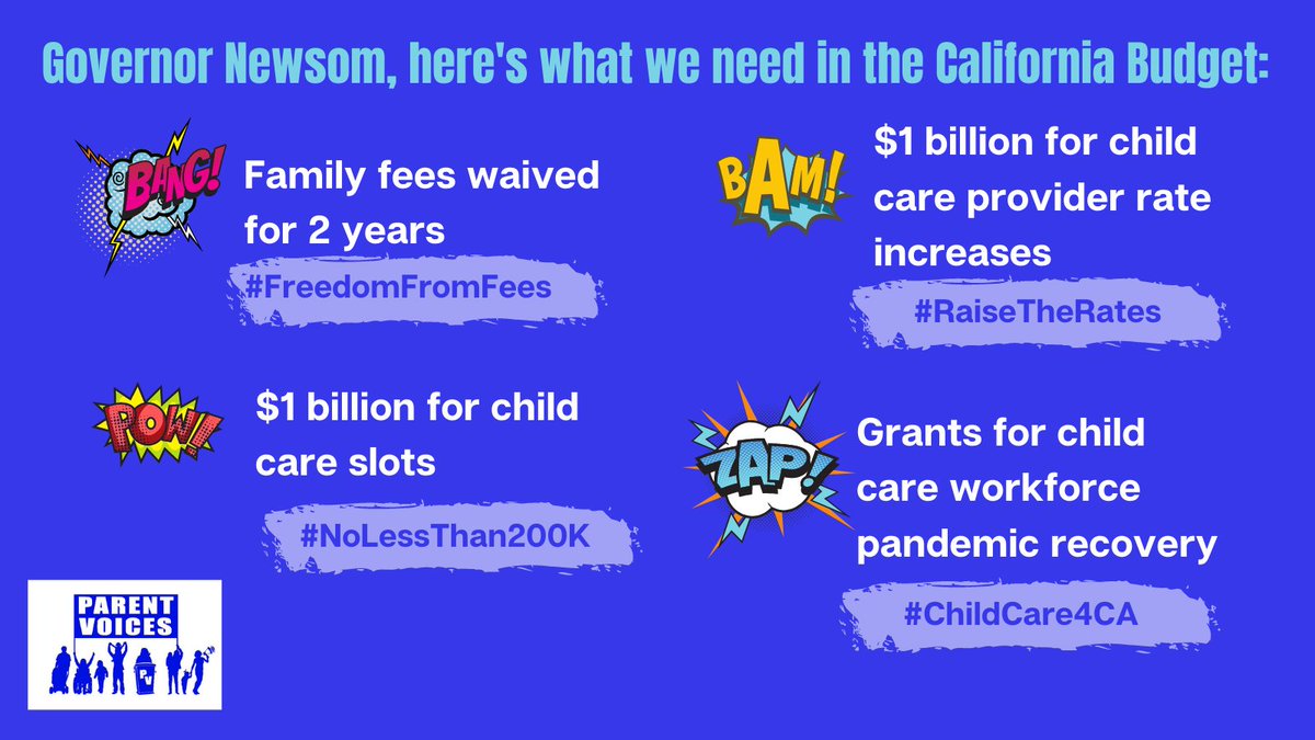 ParentVoicesCA's tweet photo. We are PROUD to be at the #CACapitol RIGHT NOW in our Parent Voices blue to support @CCPUCalifornia.
@CAgovernor @GavinNewsom here's what we need in the #CABudget:
#FreedomFromFees for 2 yrs
#RaiseTheRates for providers
#NoLessThan200K #ChildCare slots
#ChildCare4CA grant $$ https://t.co/N9TgYt71Wj