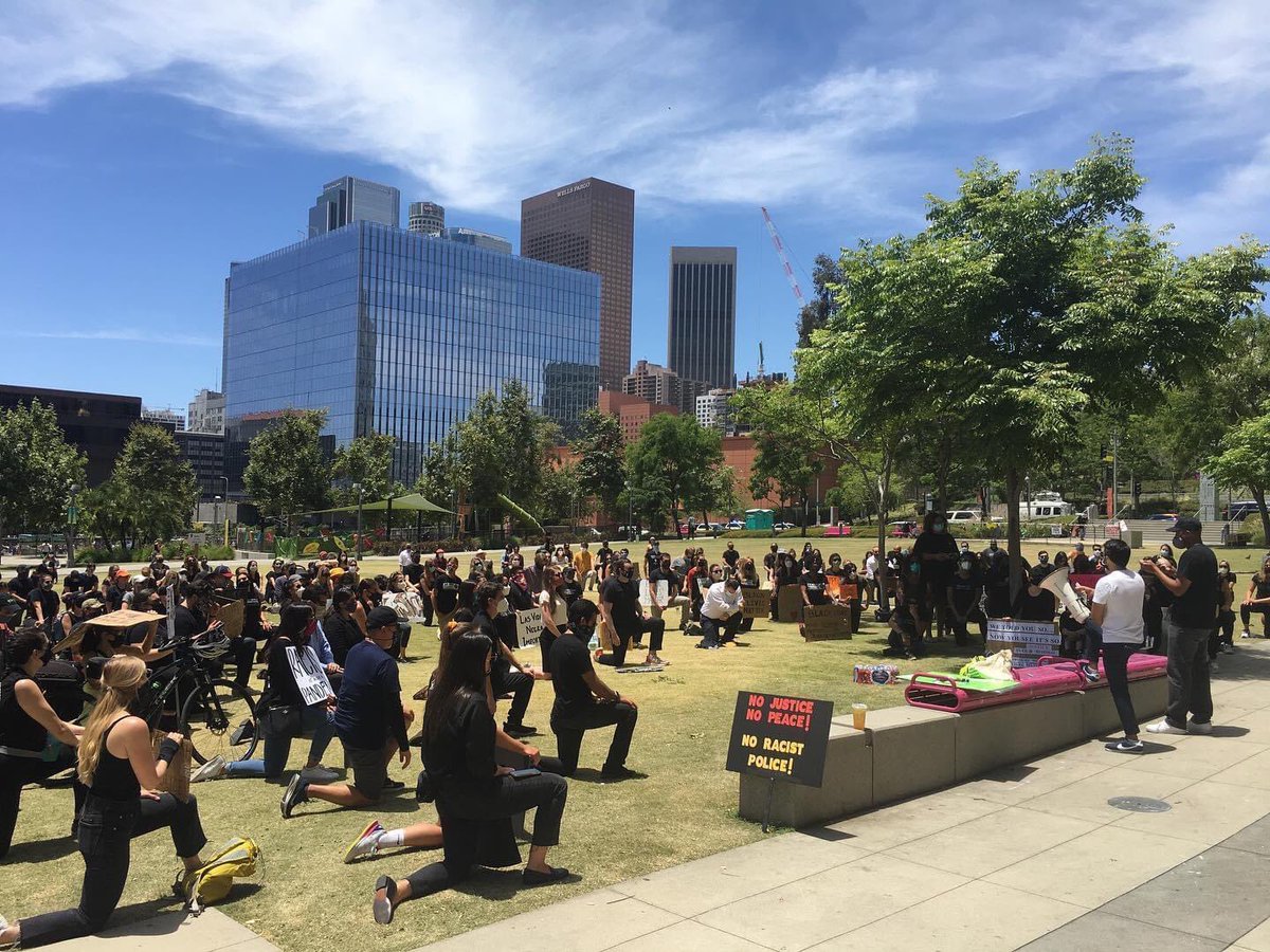 LApubdefunion's tweet photo. One year ago, LA County public defenders stood in solidarity with public defenders from across the nation in condemning systemic racism and police violence in our legal system and communities. We continue to advocate for racial justice in our communities. #BlackLivesMatter https://t.co/iW6OQ548IU