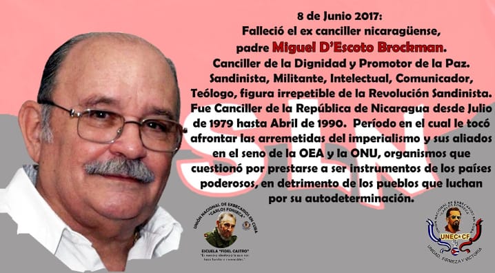 Buenas tardes de martes mi bella #Nicaragua hace 4 años pasó a la inmortalidad el Canciller de la Dignidad. <a href="/CarlosEmilioDH/">Carlos Emilio Lopez</a> <a href="/orlandonica/">Orlando Delgado Cortez</a> <a href="/TlewisC/">Tania Lewis Castillo</a>