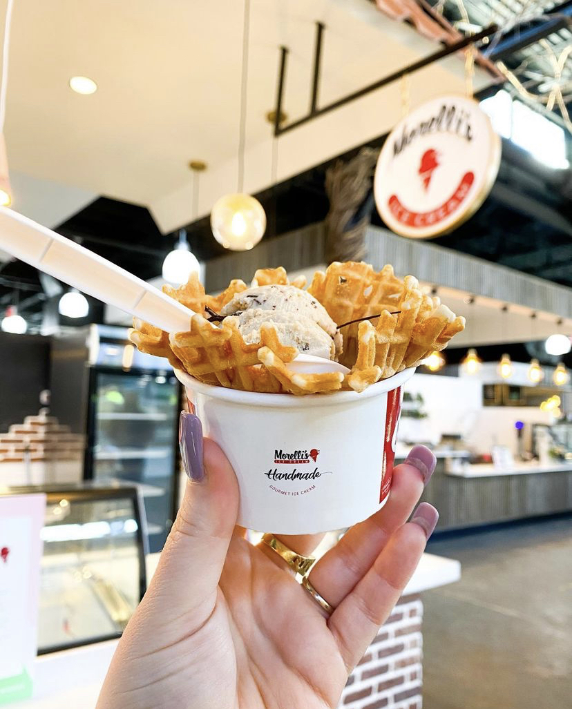 Indulge in a scoop (or two or three) of @morellis homemade ice cream, with flavors like Ginger Lavender, Cotton Candy and Banana Blueberry ready to cool you down in this warm weather. Check them out at #ChattahoocheeFoodWorks! theworksatl.com