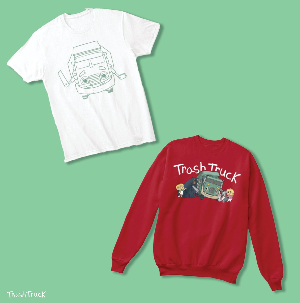 Trash Truck Apparel available in multiple sizes across infants, toddlers, kids, and adults! You can check them out at TrashTruckShow.com
#TrashTruckMerch #TrashTruck #TrashTruckNetflix