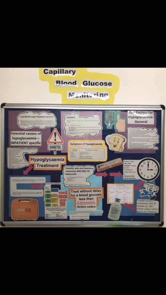 TonyNhs's tweet photo. @NHSNLaG @PtExpNLaG Fab diabetes thene of the month board. Well done Jack Bacon and the wonderful A1 team x https://t.co/Yo0uXBJtXl