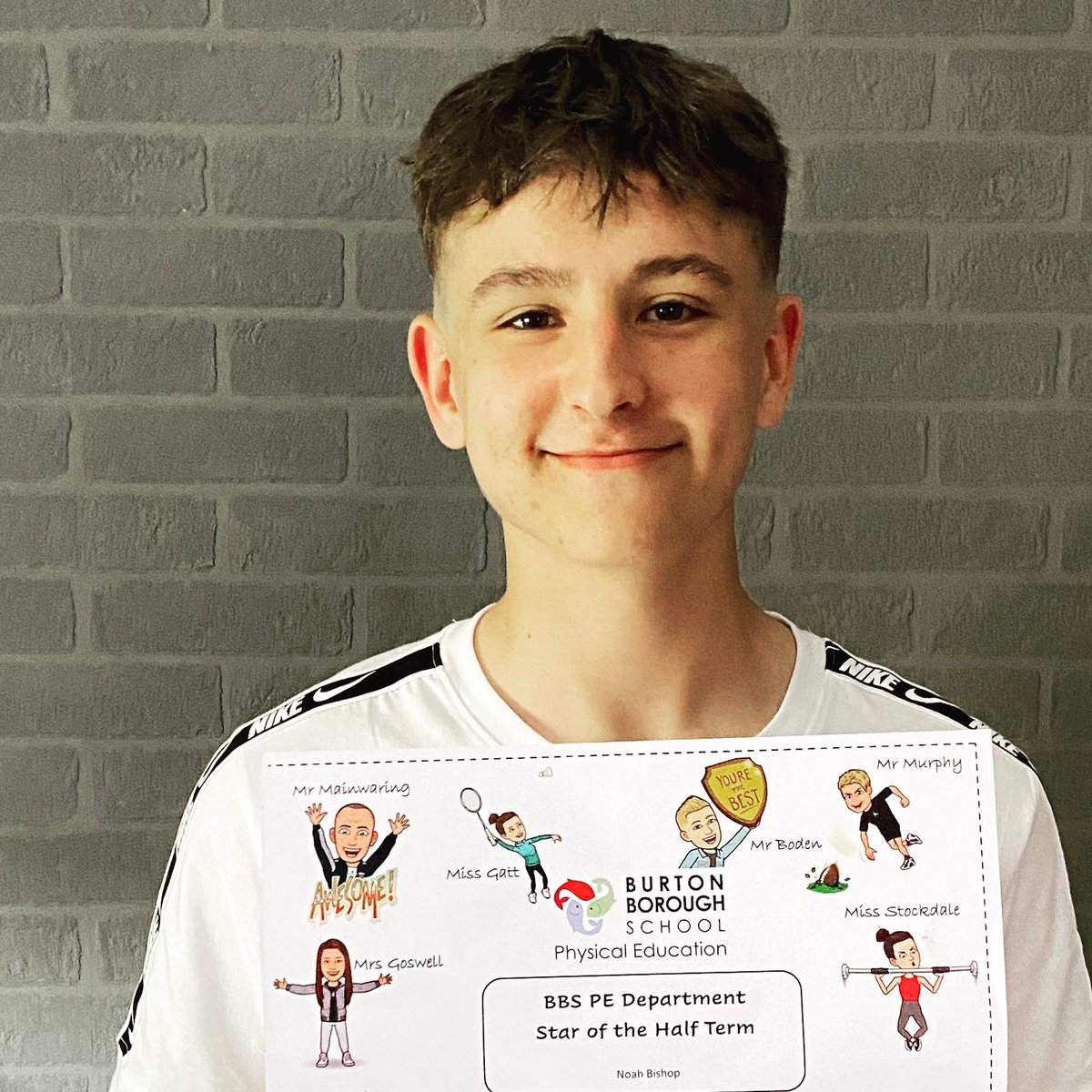 DCGZEB's tweet photo. @BurtonBorough @Chetwynd_bbs @BBSPE Very proud of our young man #starofthehalfterm https://t.co/yWN7yTrXbt