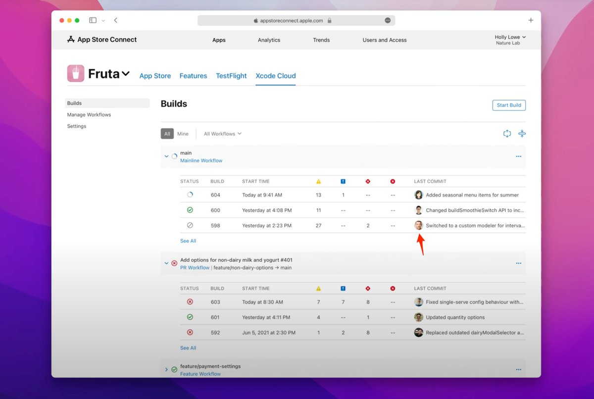 danielravina's tweet image. Look ma, I&apos;m on TV!
#XcodeCloud